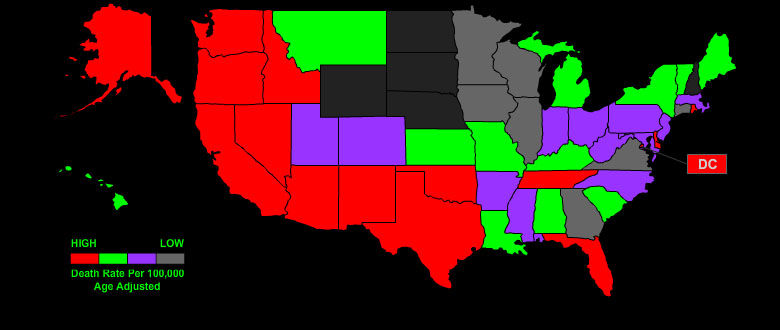 Usa Hepatitis C Death Rate By State 0766