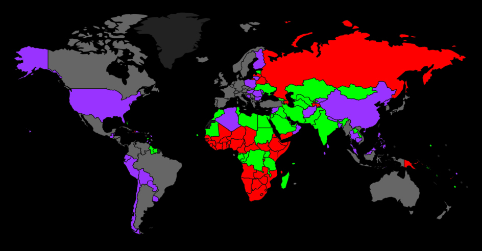 FIRES DEATH RATE BY COUNTRY