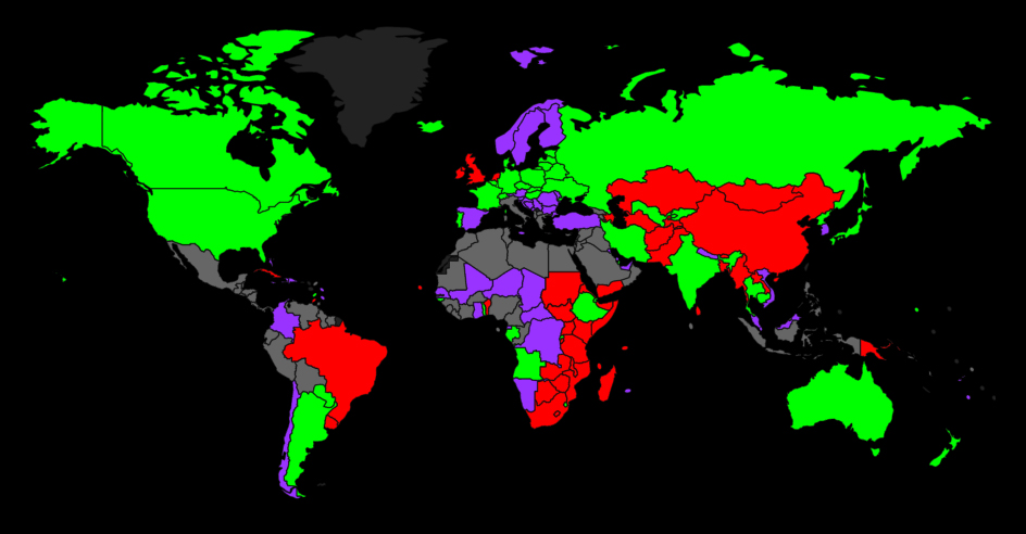 OESOPHAGUS CANCER DEATH RATE BY COUNTRY