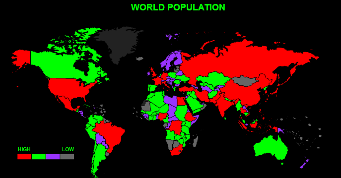 WORLD POPULATION BY COUNTRY